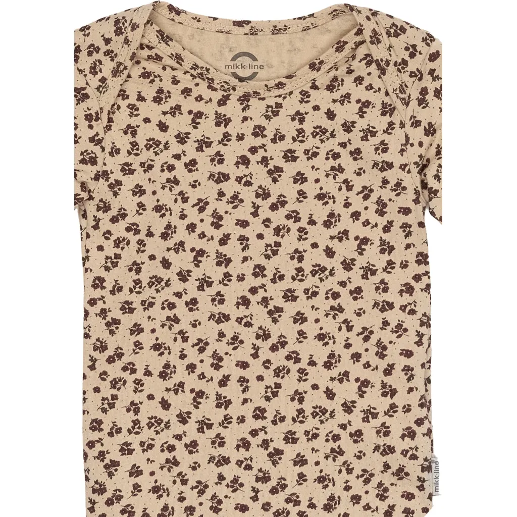 2-Pack Bodysuit Long Sleeves - Rose Brown