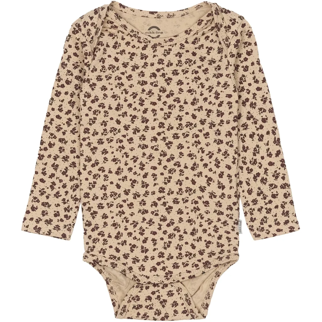 2-Pack Bodysuit Long Sleeves - Rose Brown