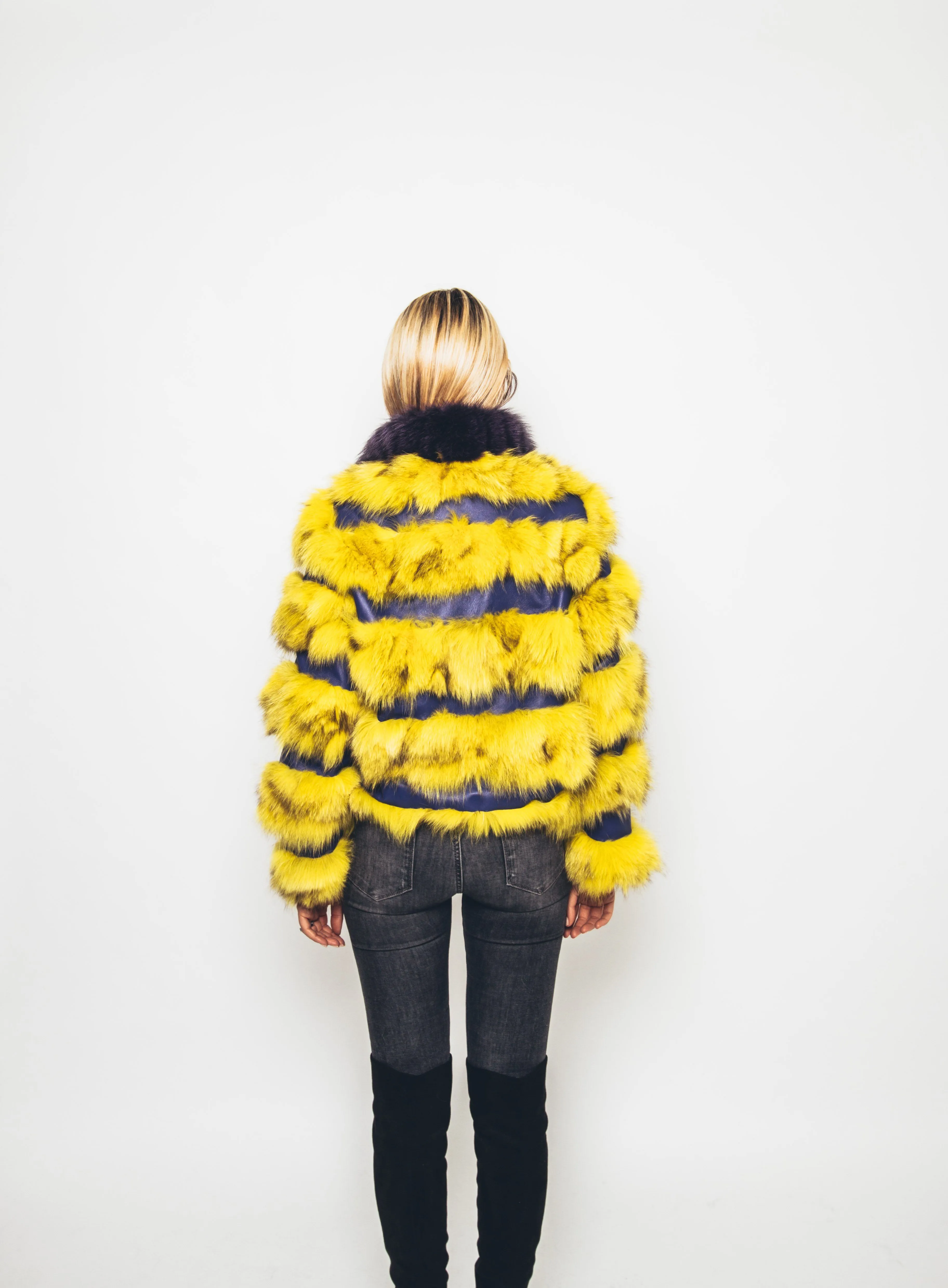 38 | Fox Fur Jacket with Fox Fur Collar