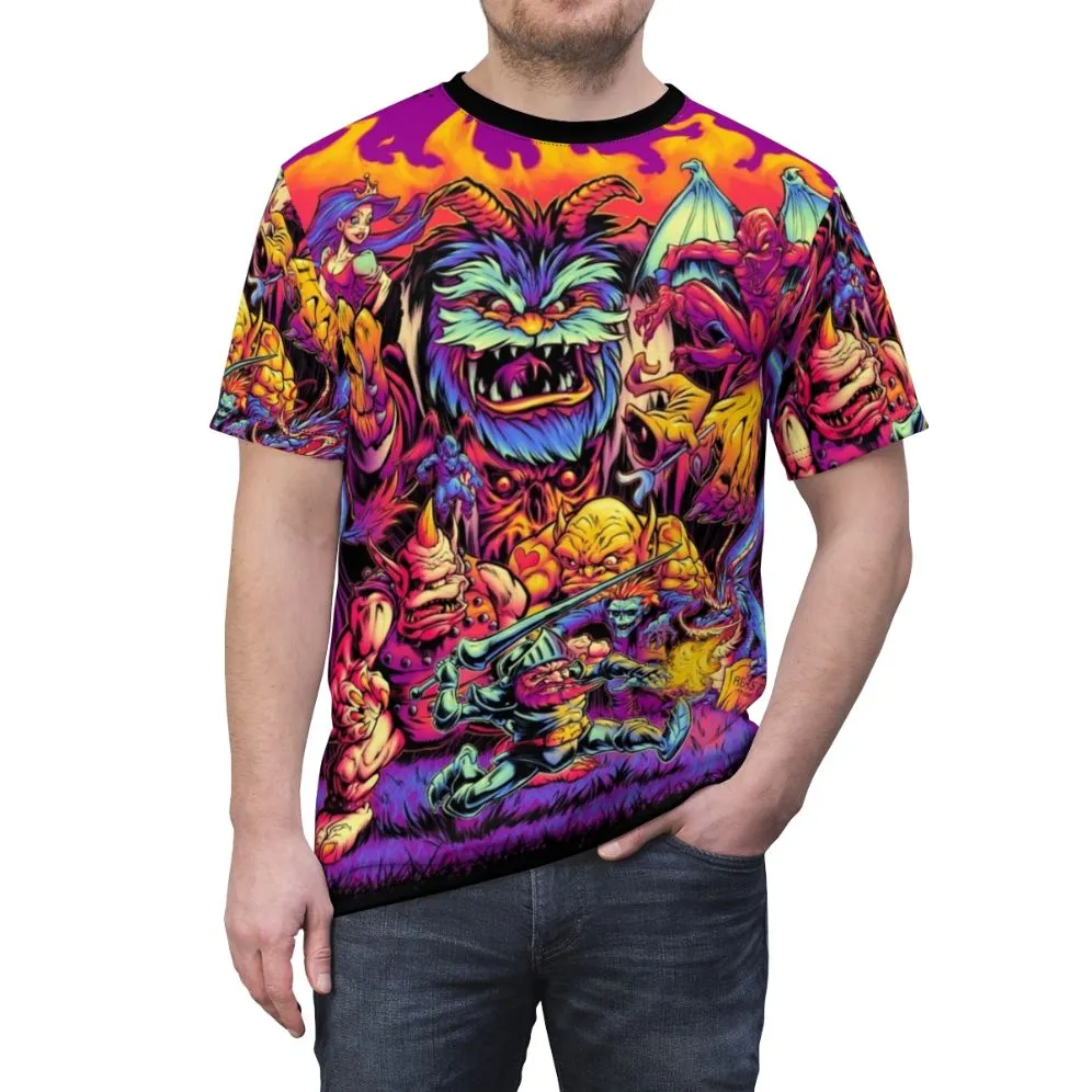 8-bit Horror Retro Video Game T-Shirt