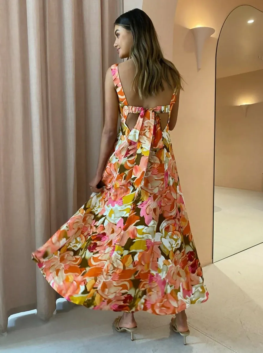 Acler Tate Dress in Pink Bouquet