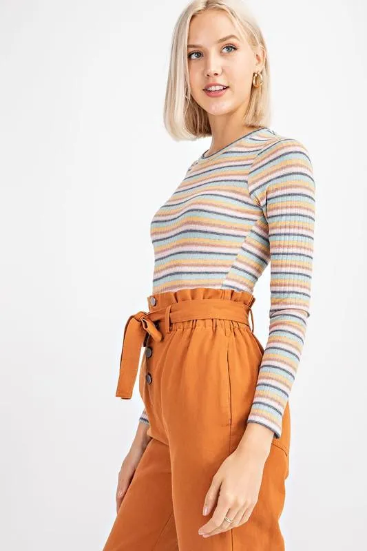 Andrea Stripe Long Sleeve Long Sleeve