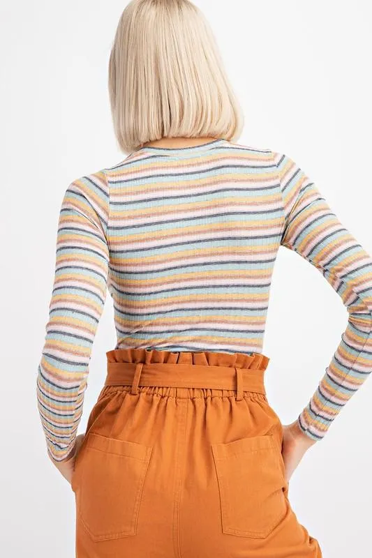 Andrea Stripe Long Sleeve Long Sleeve