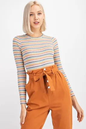 Andrea Stripe Long Sleeve Long Sleeve