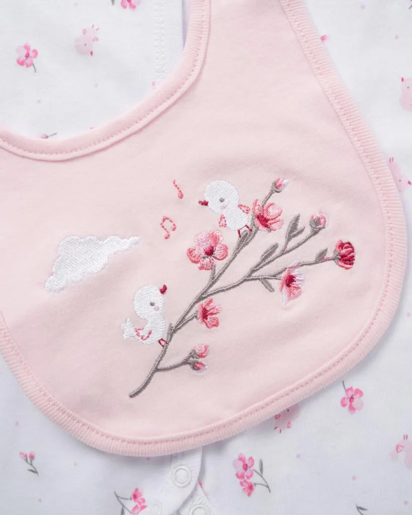Baby Girl Clothing Flowers and Birds 5 Set