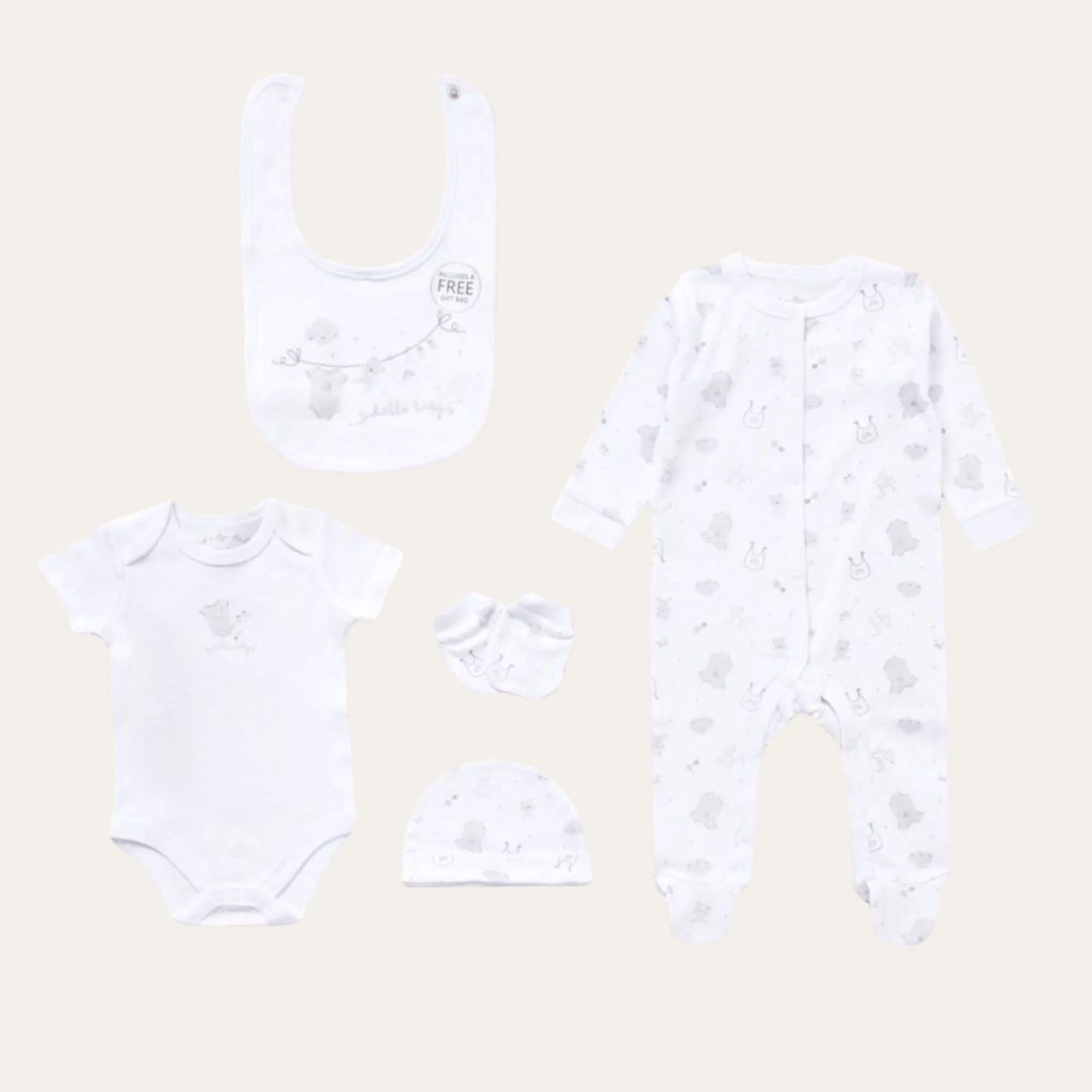 Baby Unisex Clothing Gifts Set 'Hello Baby'