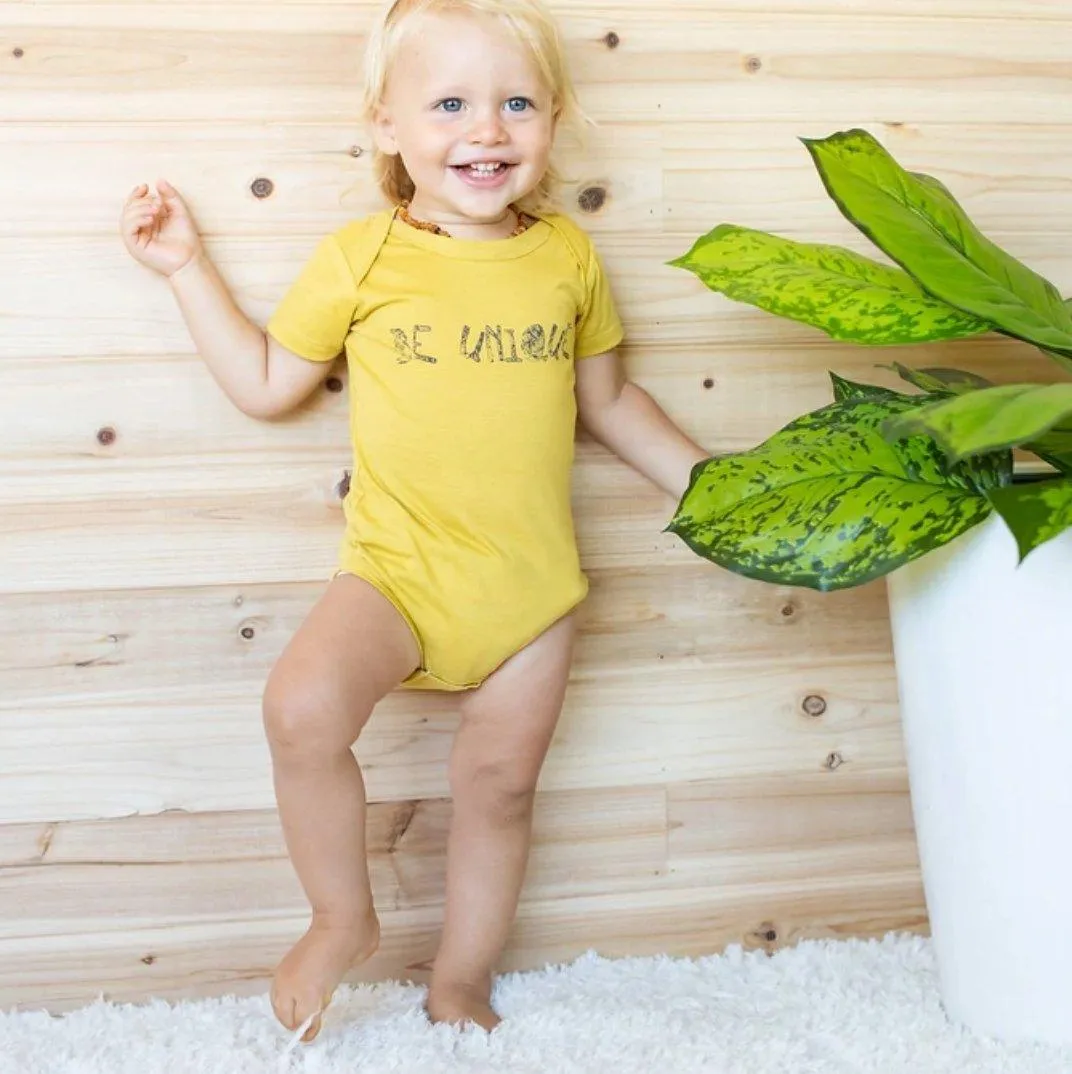 Be Unique · Organic Cotton Short-Sleeve Onesie