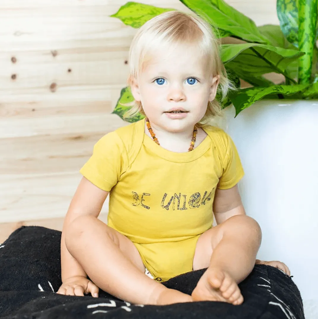 Be Unique · Organic Cotton Short-Sleeve Onesie