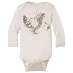 Bee Honey Babies - Long Sleeve Bodysuit - Free Range