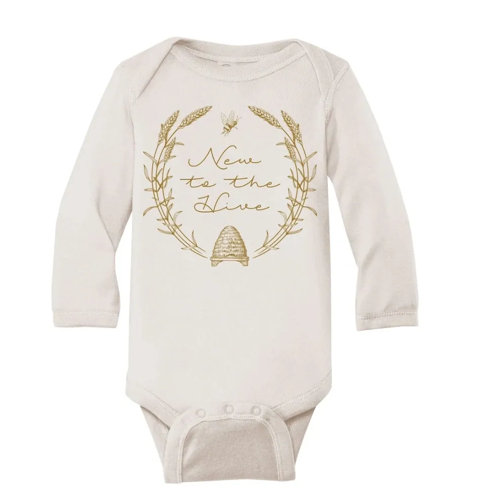 Bee Honey Babies - Long Sleeve Bodysuit - New to the Hive