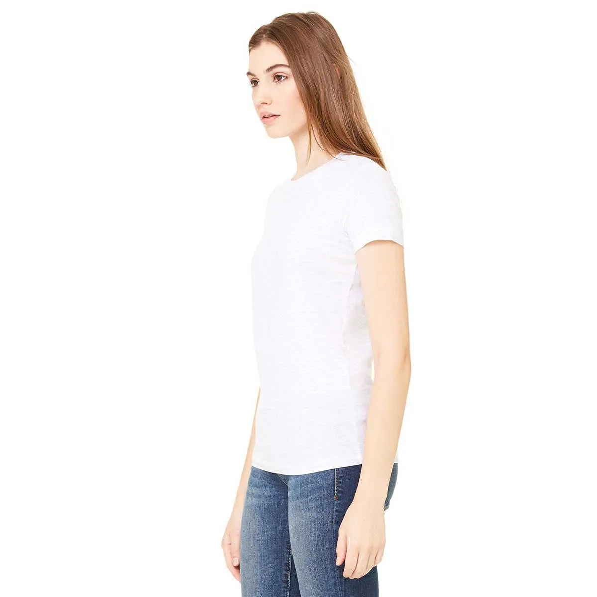 Bella   Canvas Women's Ash Jersey Short-Sleeve T-Shirt