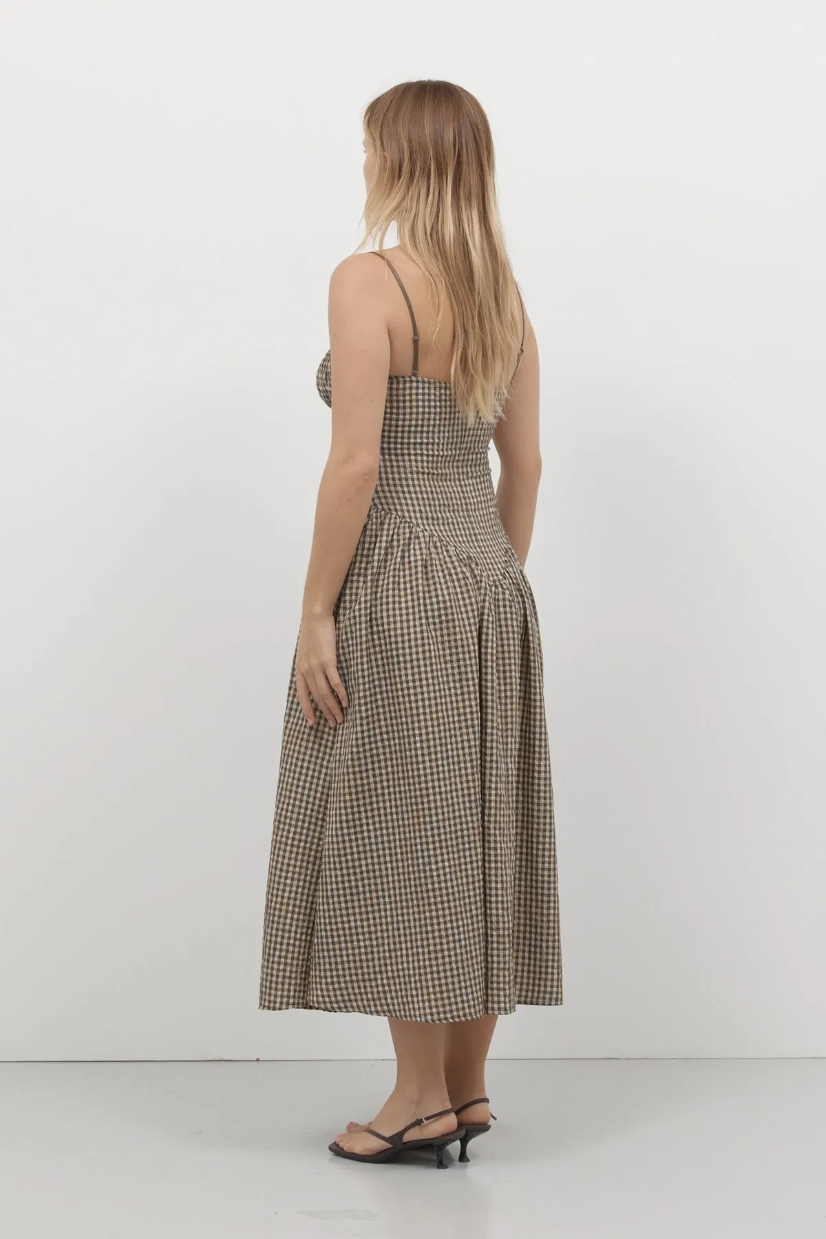 Biscuit Plaid Ballerina Dress