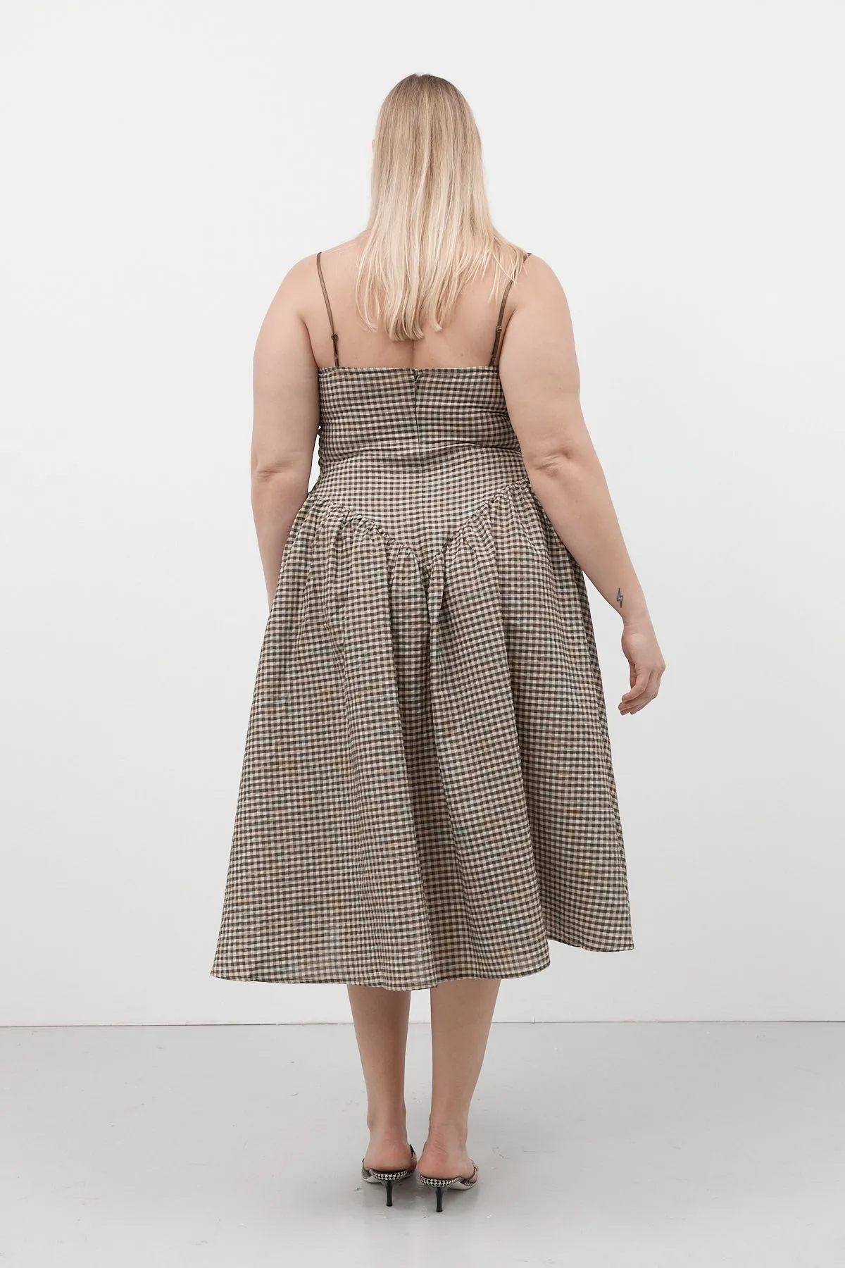 Biscuit Plaid Ballerina Dress