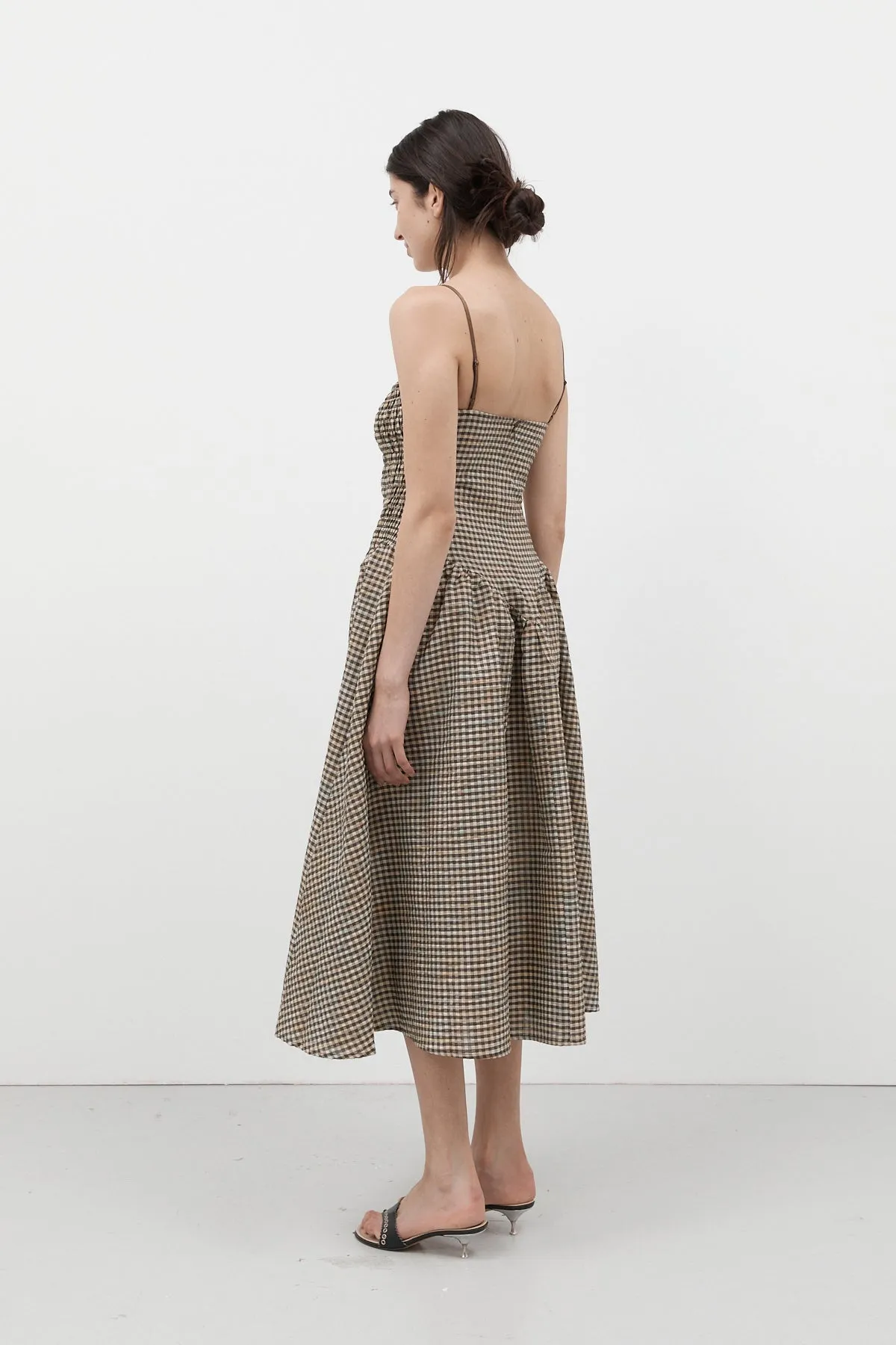 Biscuit Plaid Ballerina Dress