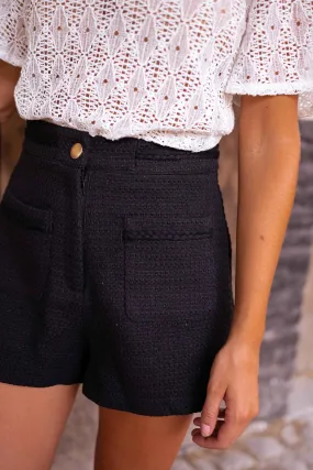 Black Adrian Shorts