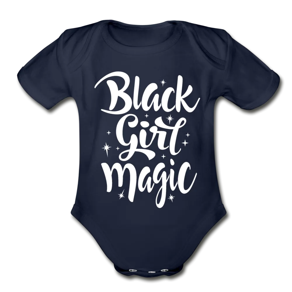 Black Girl Magic Organic Short Sleeve Baby Bodysuit