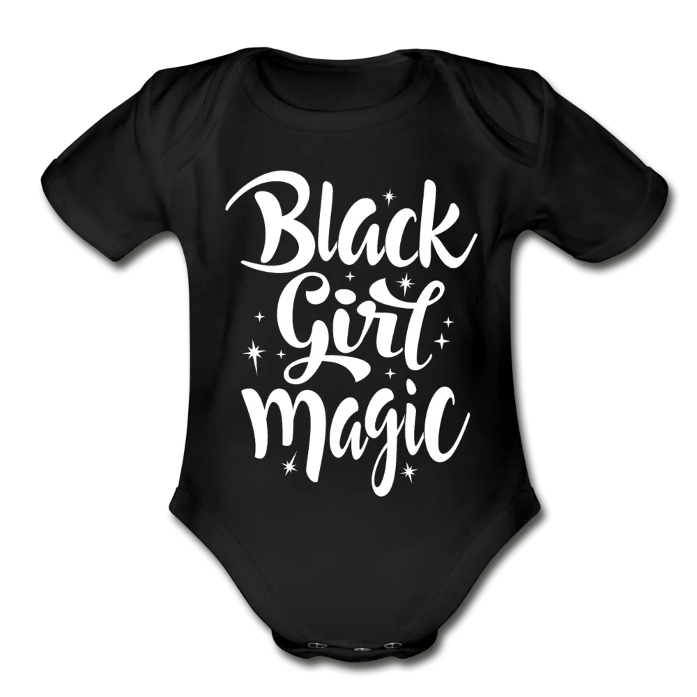 Black Girl Magic Organic Short Sleeve Baby Bodysuit