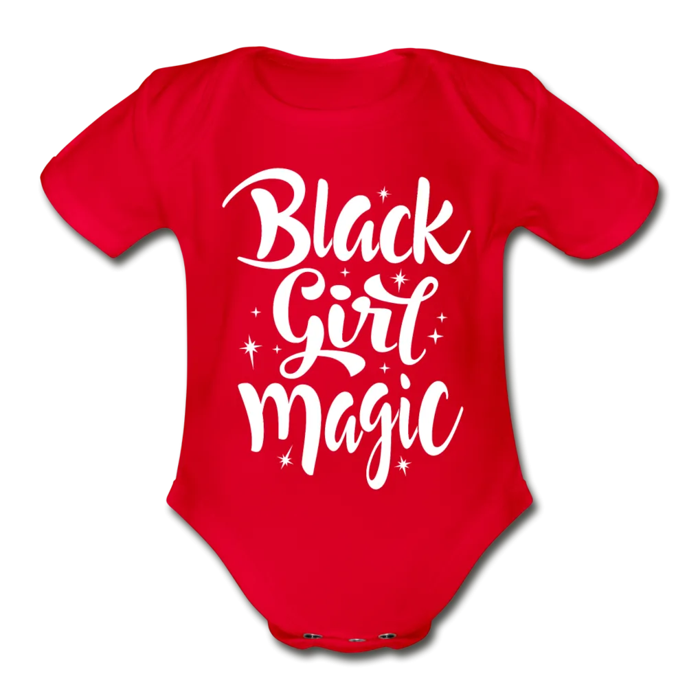 Black Girl Magic Organic Short Sleeve Baby Bodysuit