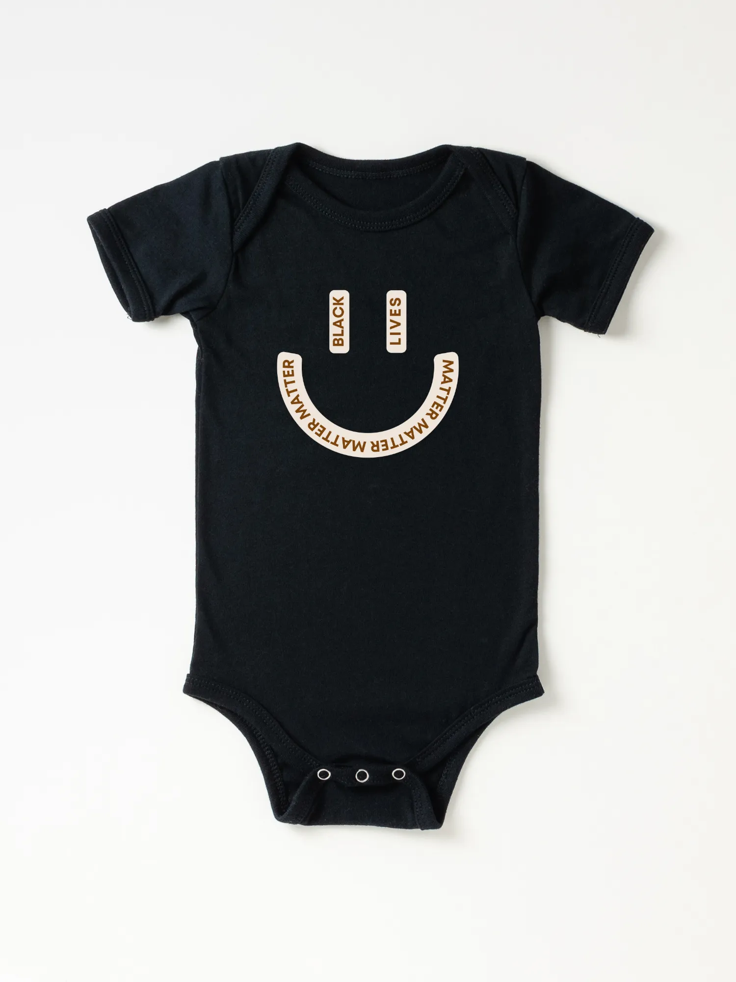 Black Lives Matter Smiley Face - Bodysuit