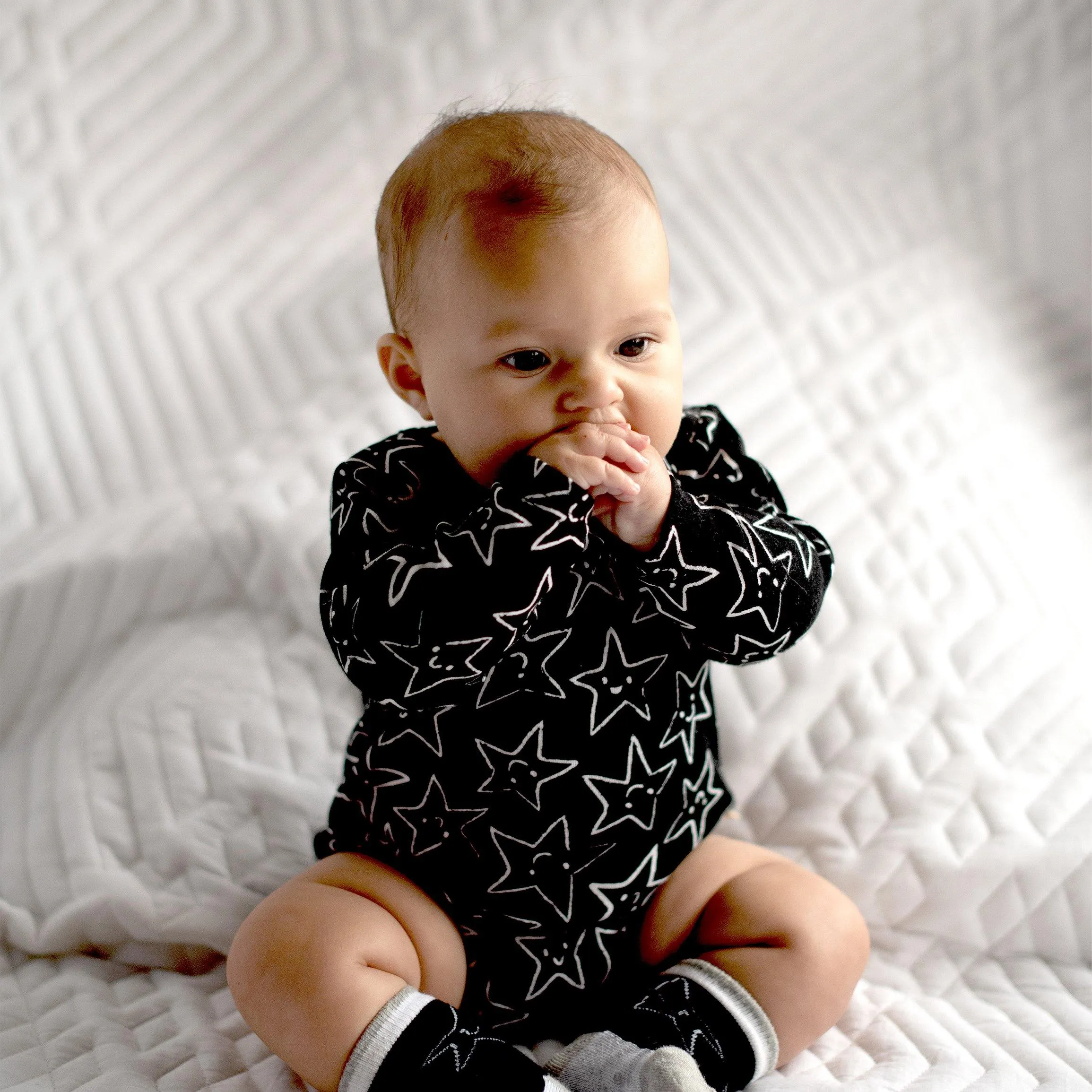 Black&White 3 Pack Long Sleeve Bodysuit