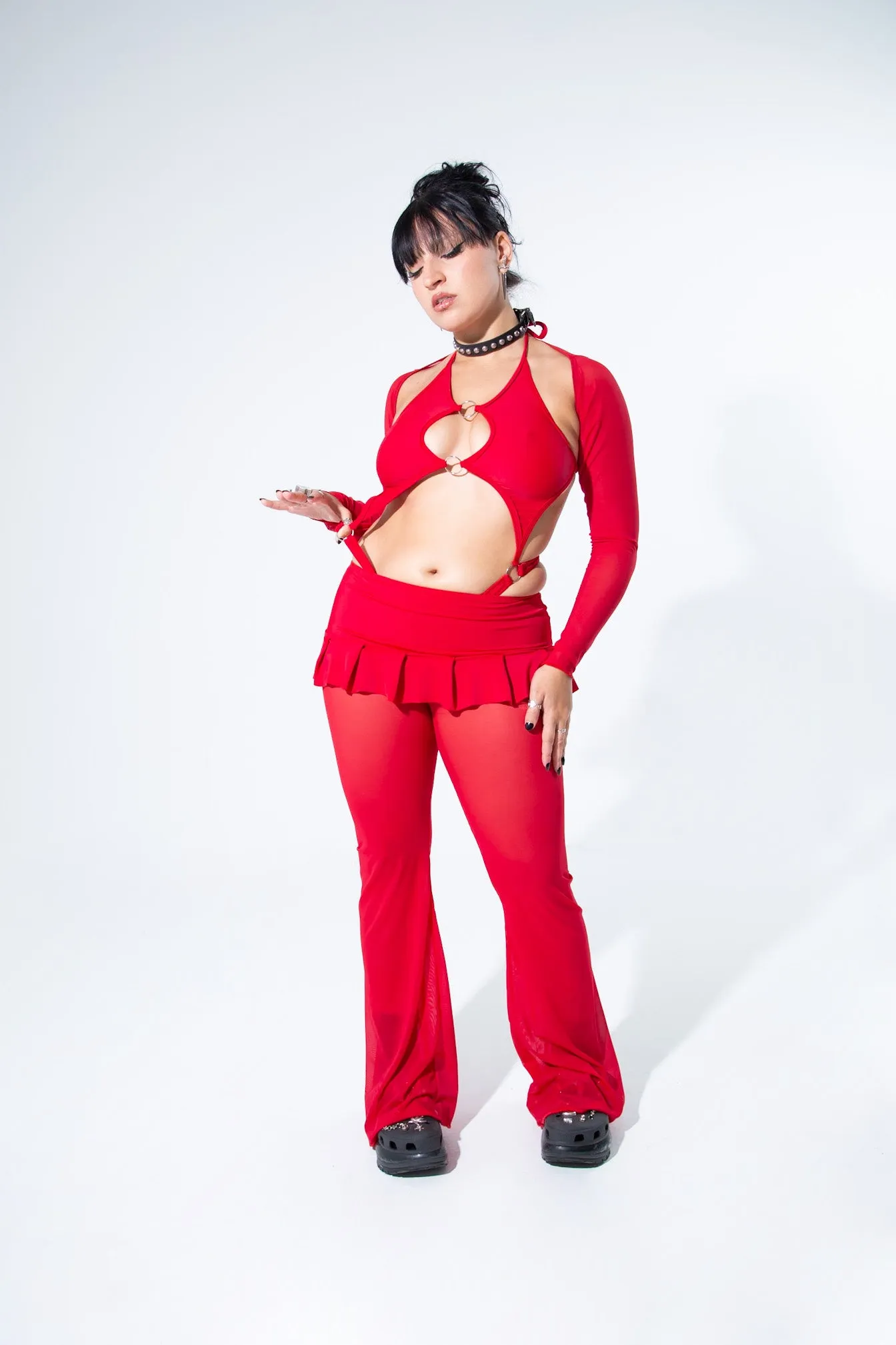 Blood Red Obscure Bodysuit
