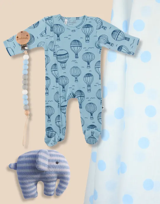 Blue Nap Time Essentials Baby Bundle