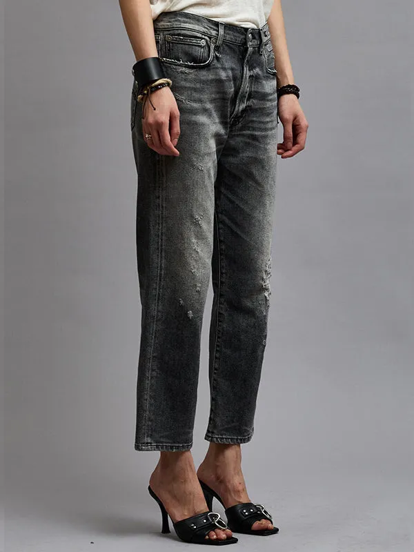 Boyfriend Jean in Vintage Grey
