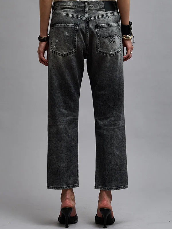 Boyfriend Jean in Vintage Grey
