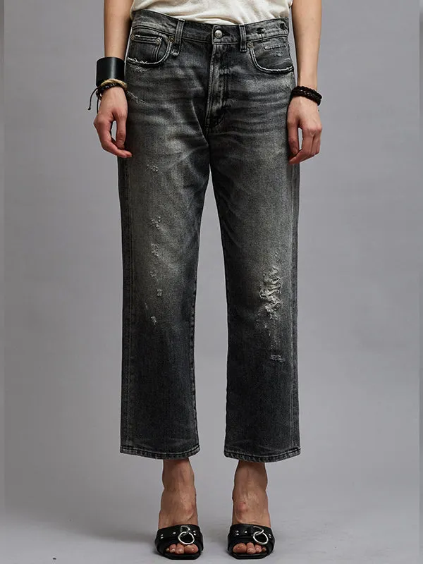 Boyfriend Jean in Vintage Grey