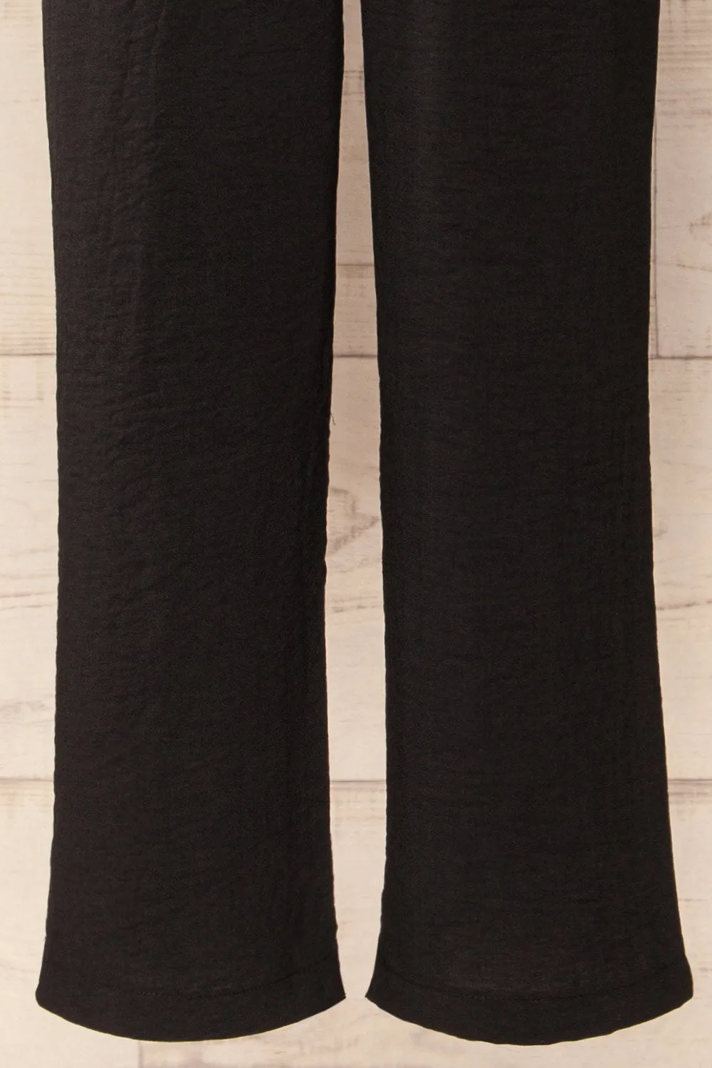 Brizo | Black Straight-Leg Pants