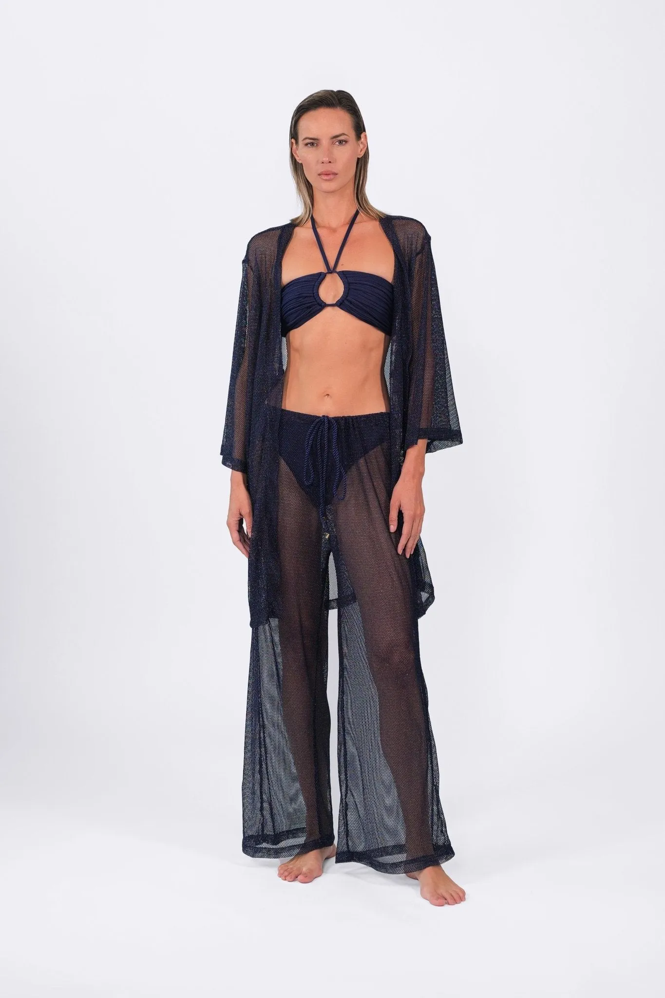 Buzios Shimmer Pants | Dusk Blue