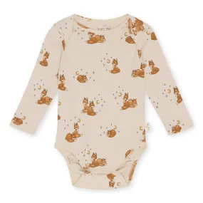 Classic Long Sleeve Baby Bodysuit Gots - Foxie
