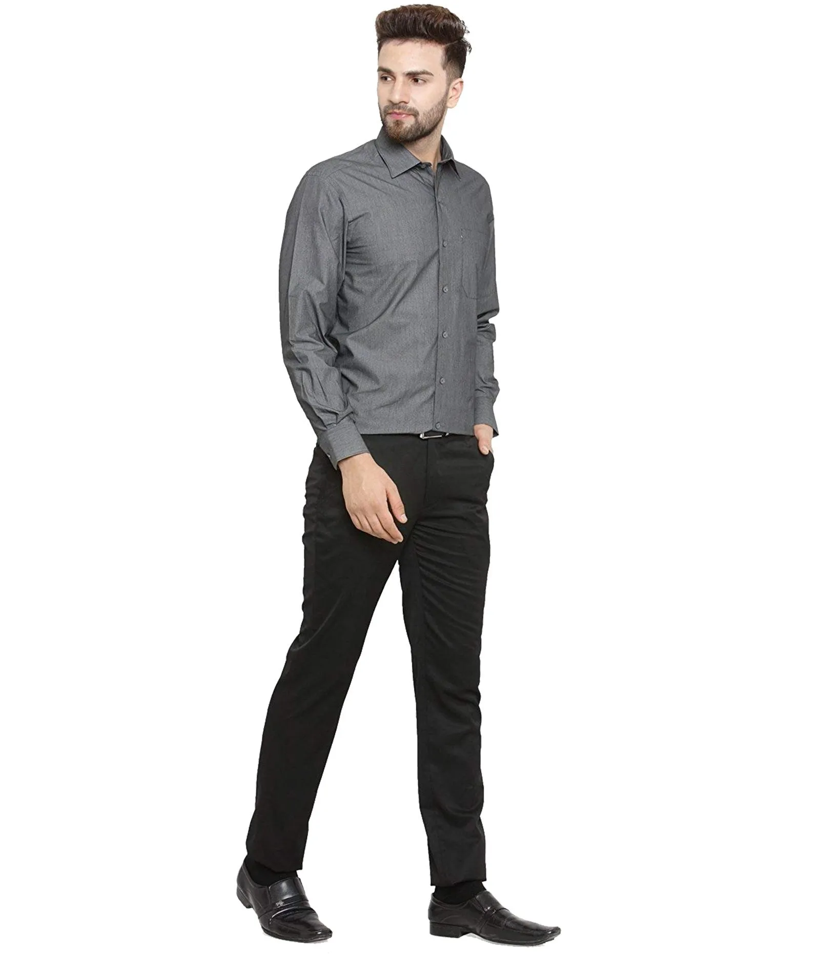 Cliths Men's Formal Trouser Slim Fit /Black Formal Pants For Mens
