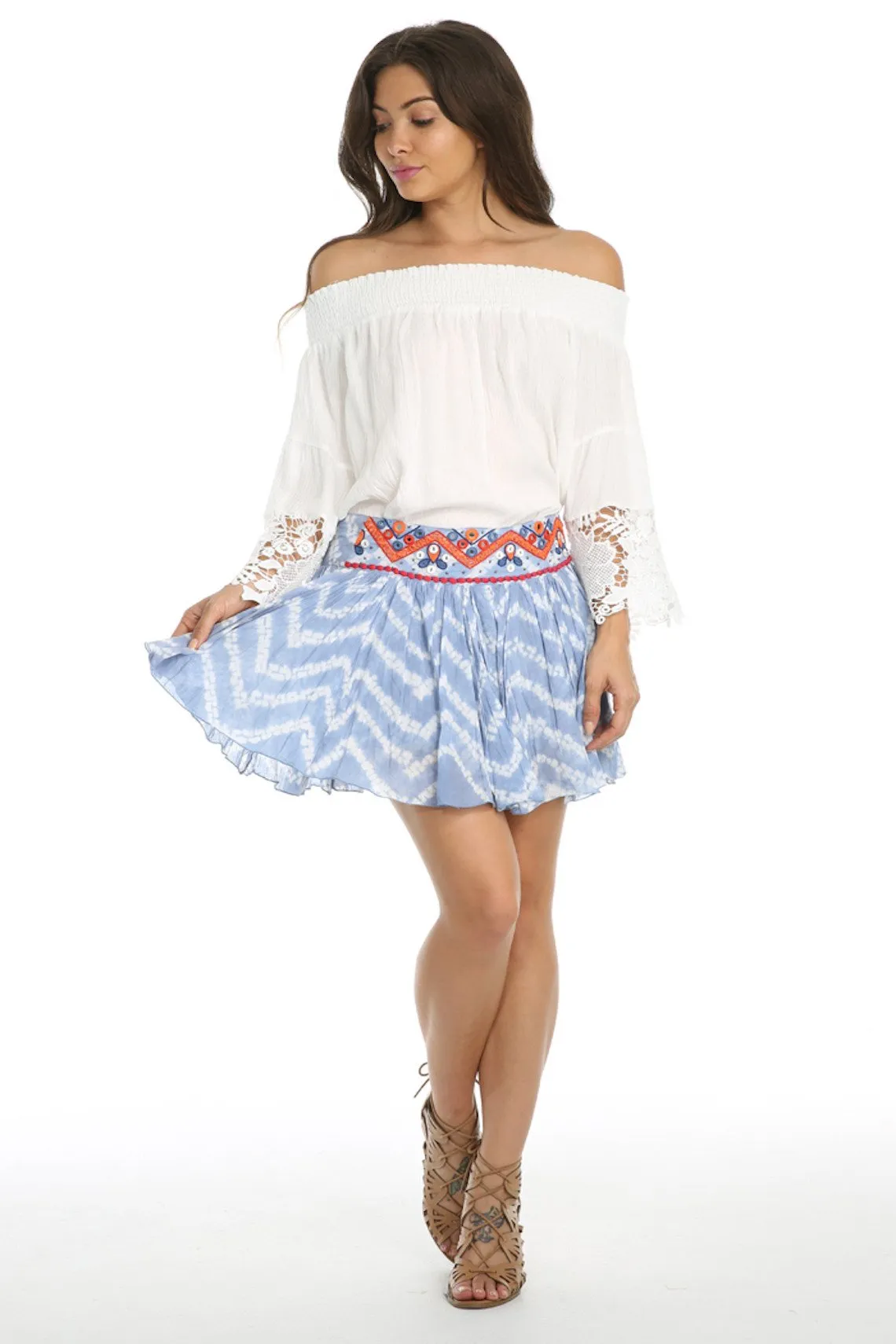Coastal Caves Mini Skirt