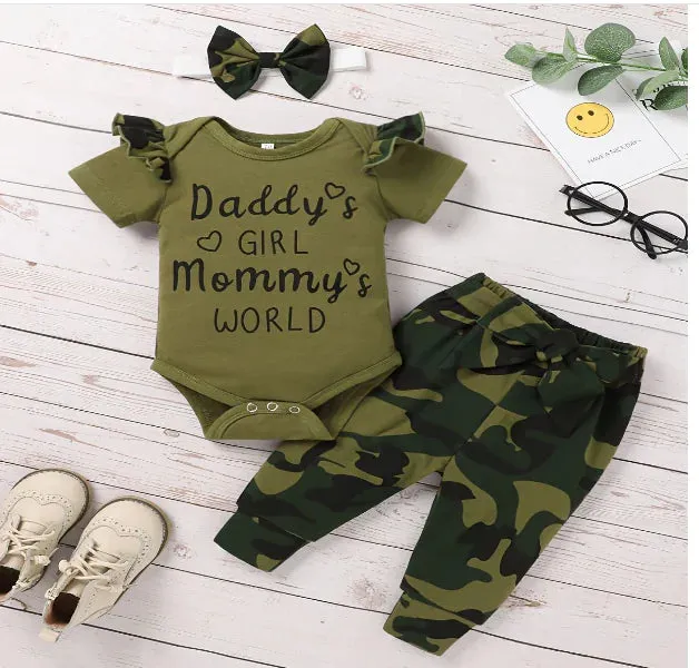 Cute 3 PCS Set Newborn Baby Boy Clothes