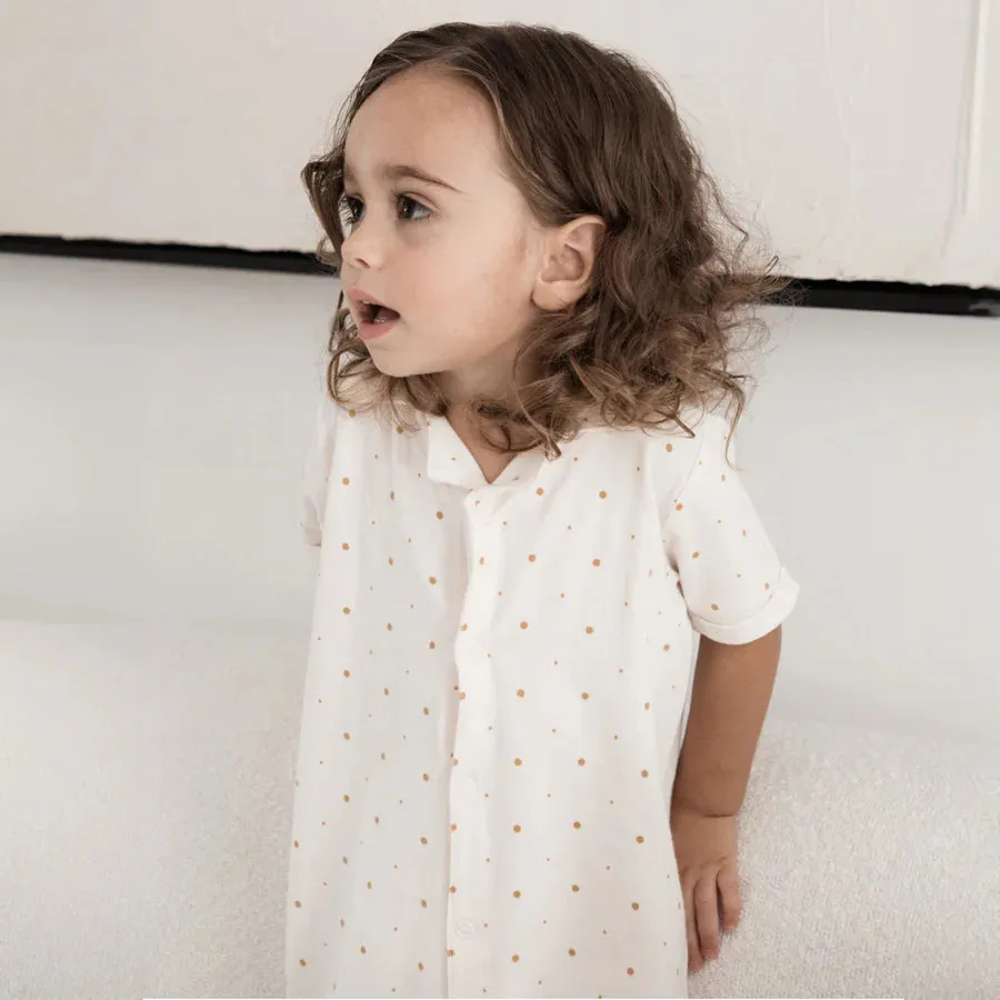 Elli Junior Bamboo Shirt Suit Golden Dots