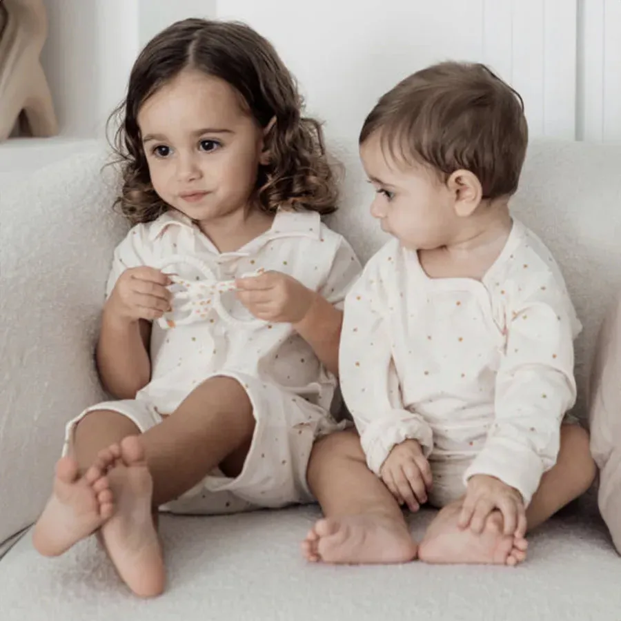 Elli Junior Bamboo Shirt Suit Golden Dots