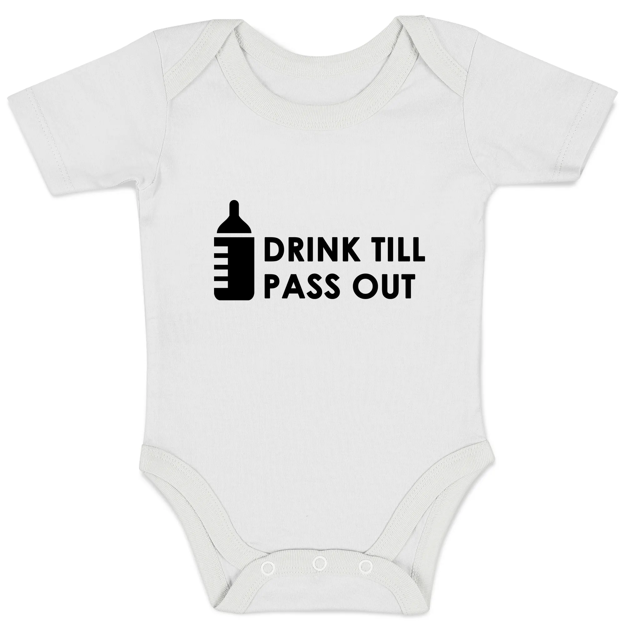Endanzoo Organic Baby Bodysuit - Drink Till I Pass Out