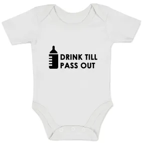 Endanzoo Organic Baby Bodysuit - Drink Till I Pass Out