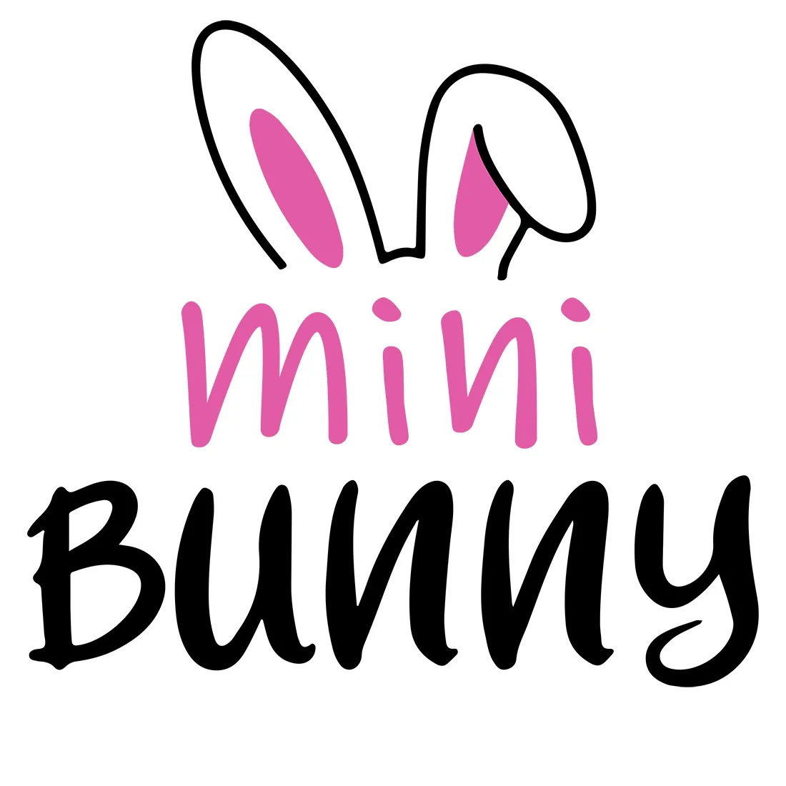 Endanzoo Organic Baby Bodysuit - Easter Bunny