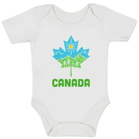 Endanzoo Organic Baby Bodysuit - Green Canada