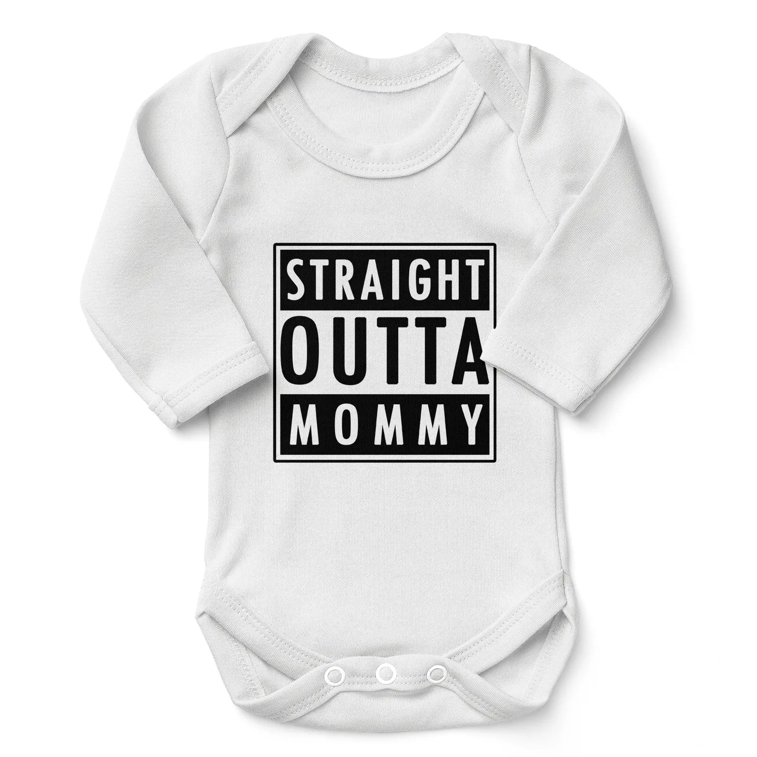 Endanzoo Organic Baby Bodysuit - Straight Outta Mommy