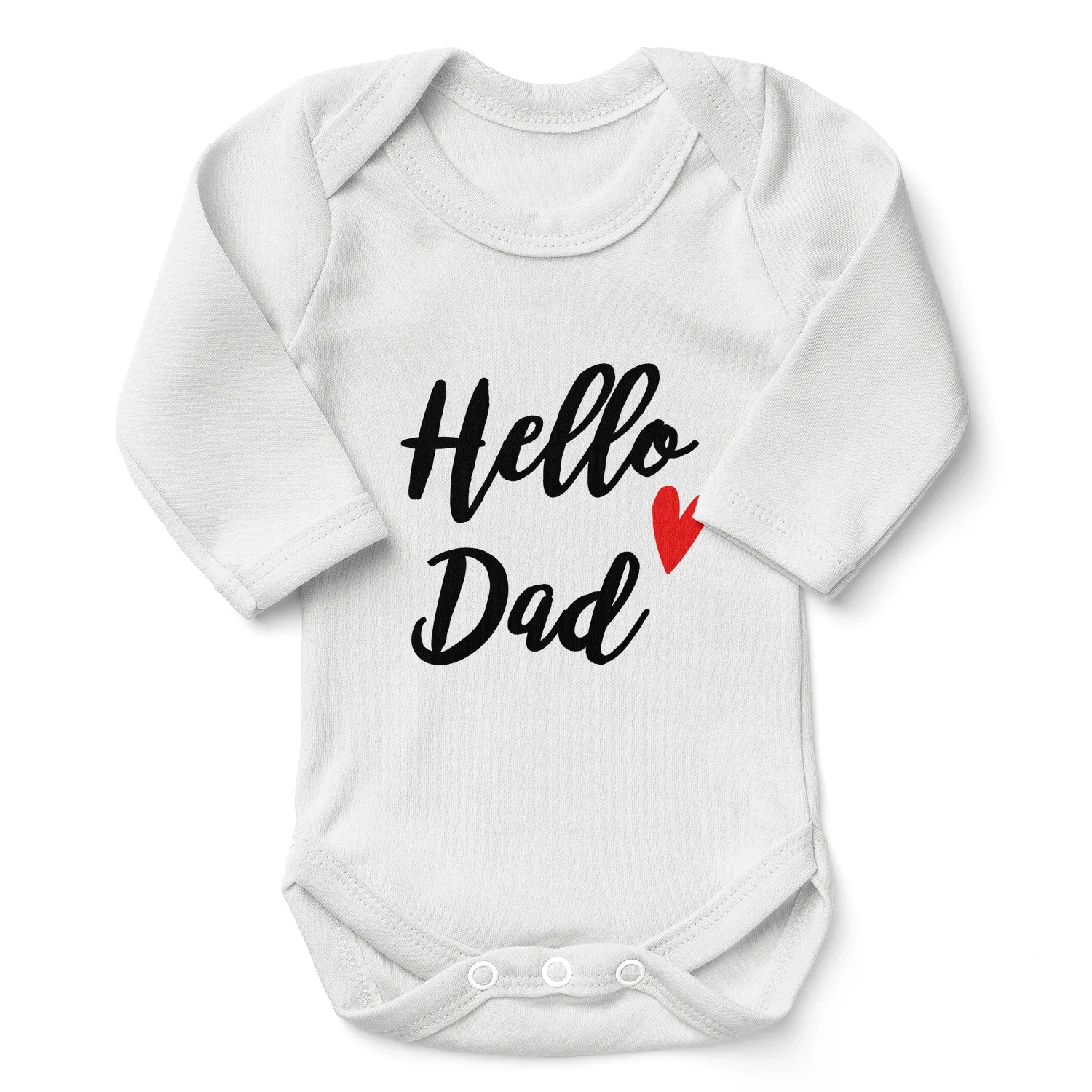 Endanzoo Pregnancy Announcement Baby Reveal Organic Baby Bodysuit - Hello Dad