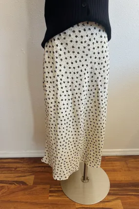Floral Print Midi Skirt
