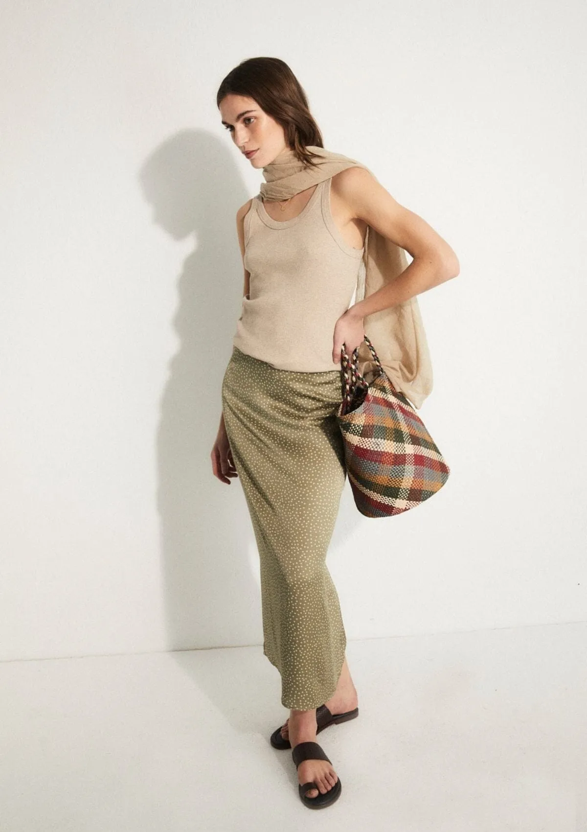 F.Lucia Polka Dot Print Skirt | Ese O Ese