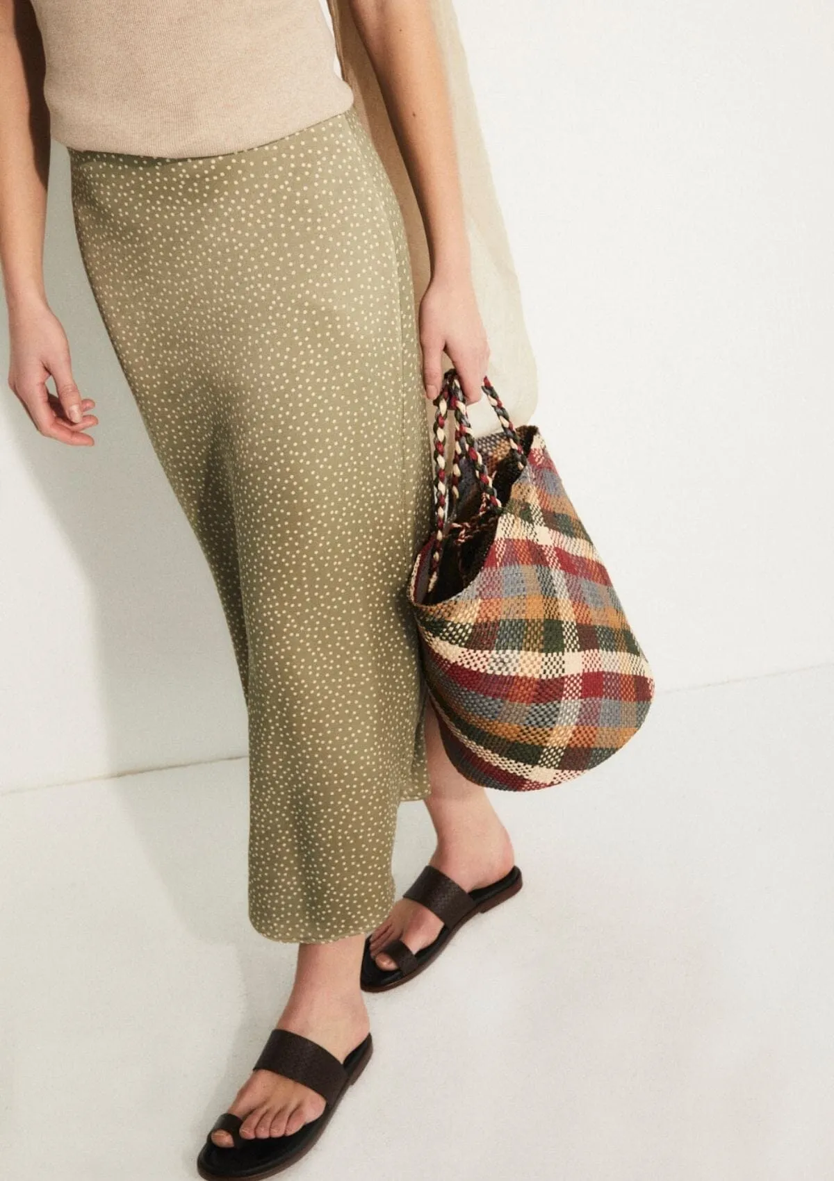 F.Lucia Polka Dot Print Skirt | Ese O Ese