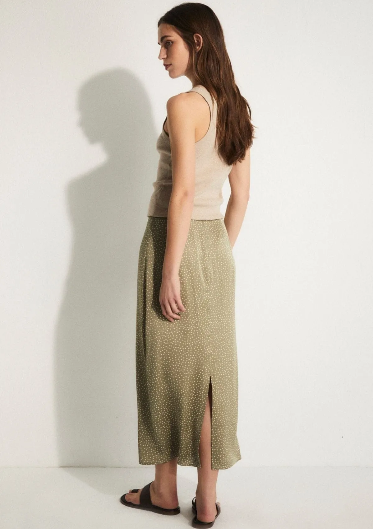 F.Lucia Polka Dot Print Skirt | Ese O Ese