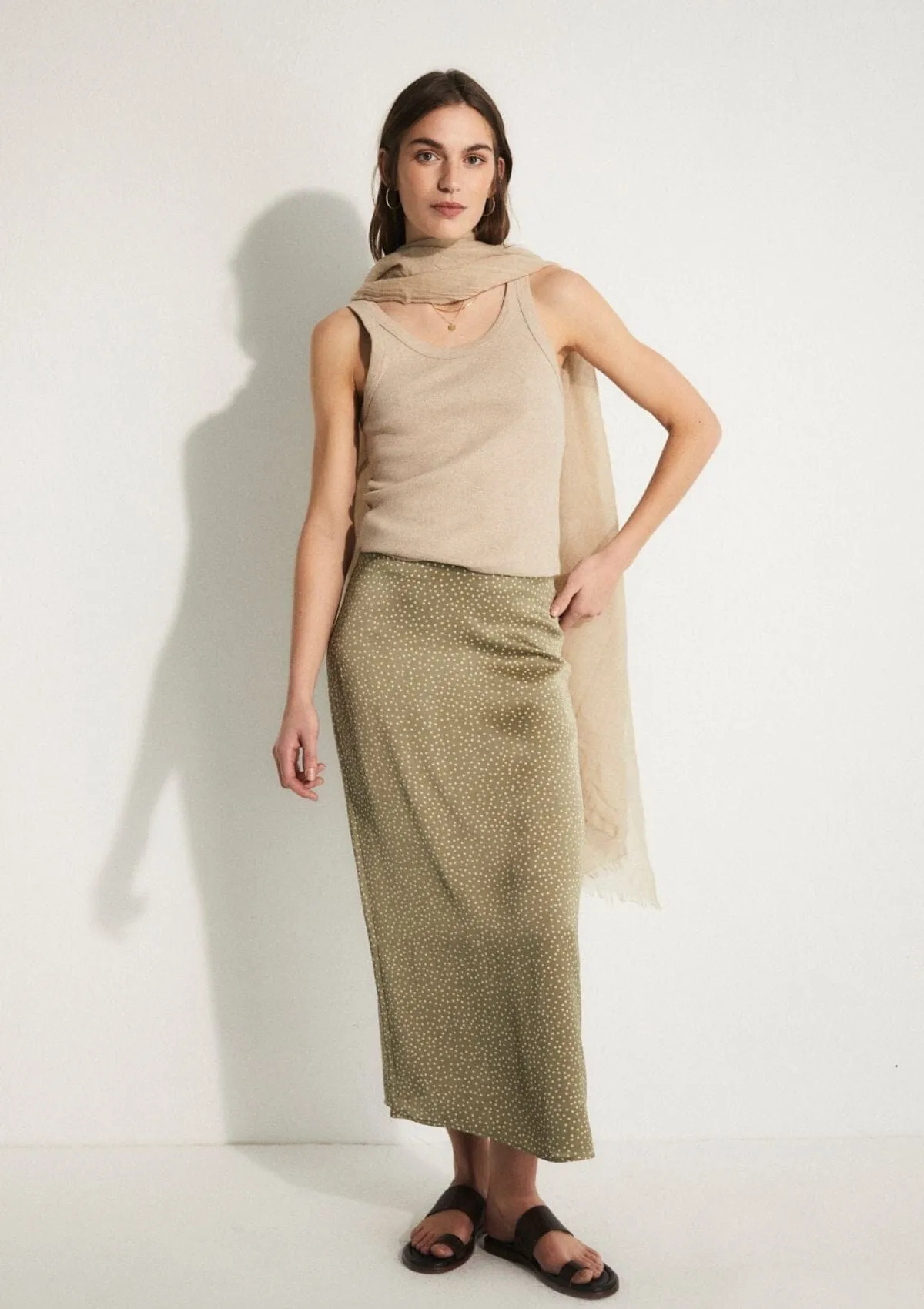 F.Lucia Polka Dot Print Skirt | Ese O Ese