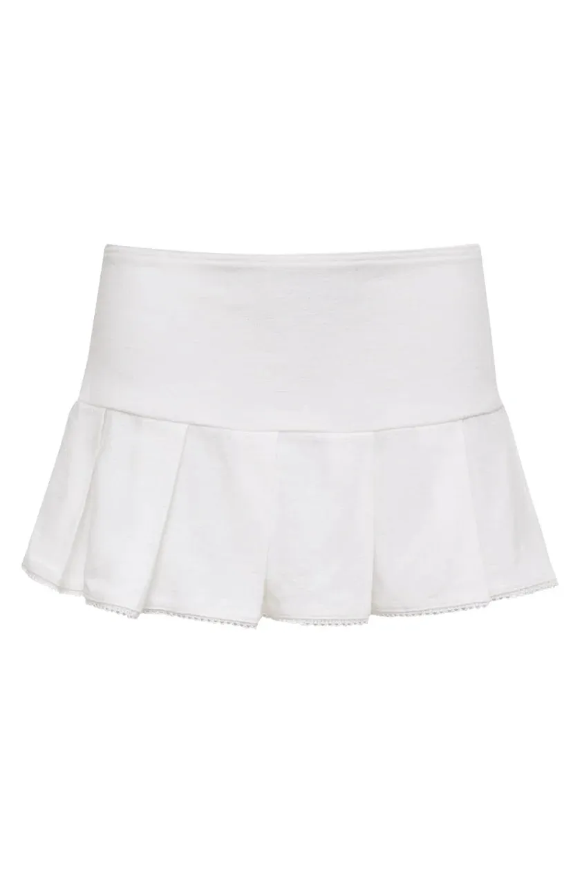 Grace Pleated Mini Skirt