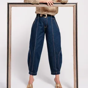High Rise Balloon Jeans
